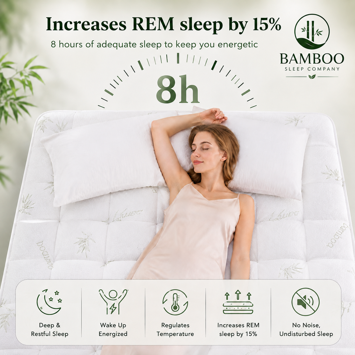 Bamboo Mattress Topper