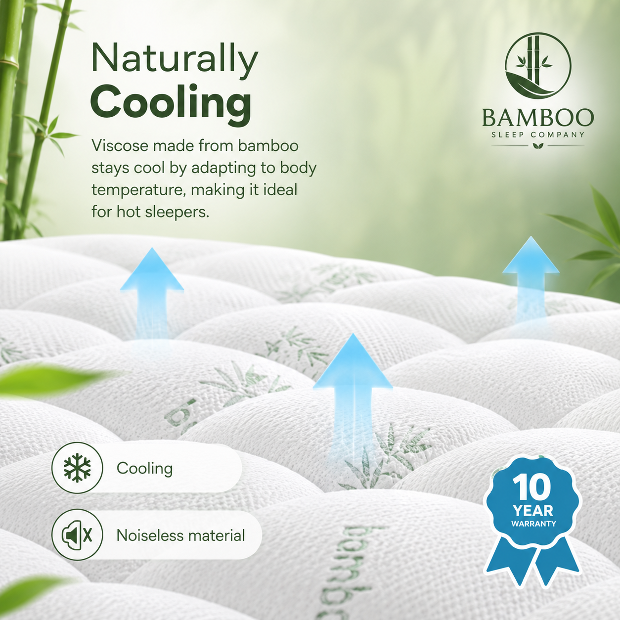 Bamboo Mattress Topper