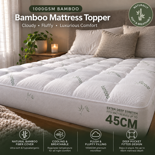 Bamboo Mattress Topper